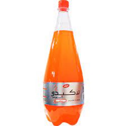 نوشیدنی لبنی گازدار با طعم پرتقال بطری پت با طرح اشک 1500 cc نام تجارتی لاکیدو مرجع عرضه کننده سولیک